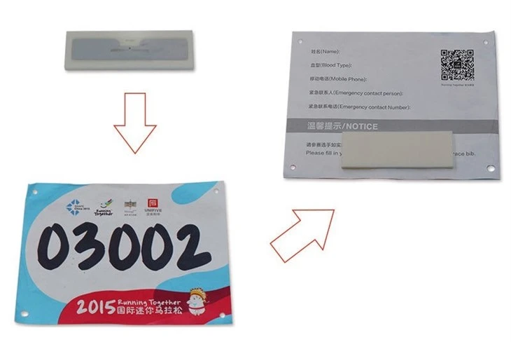 Rfid Uhf Foam Label Tag